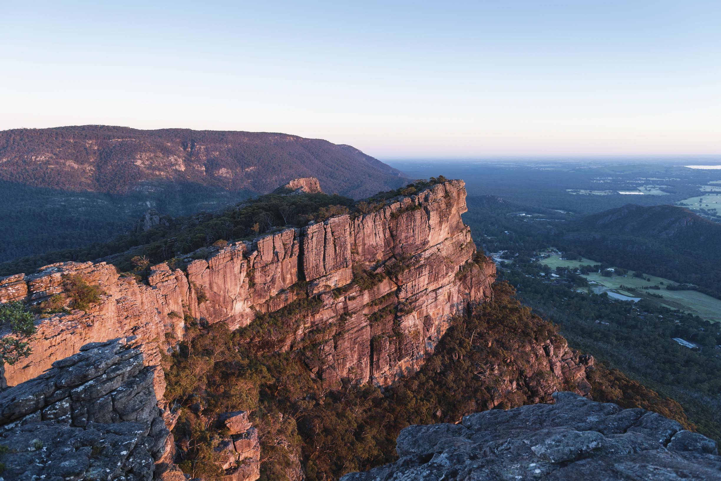What can you see at the Grampians?