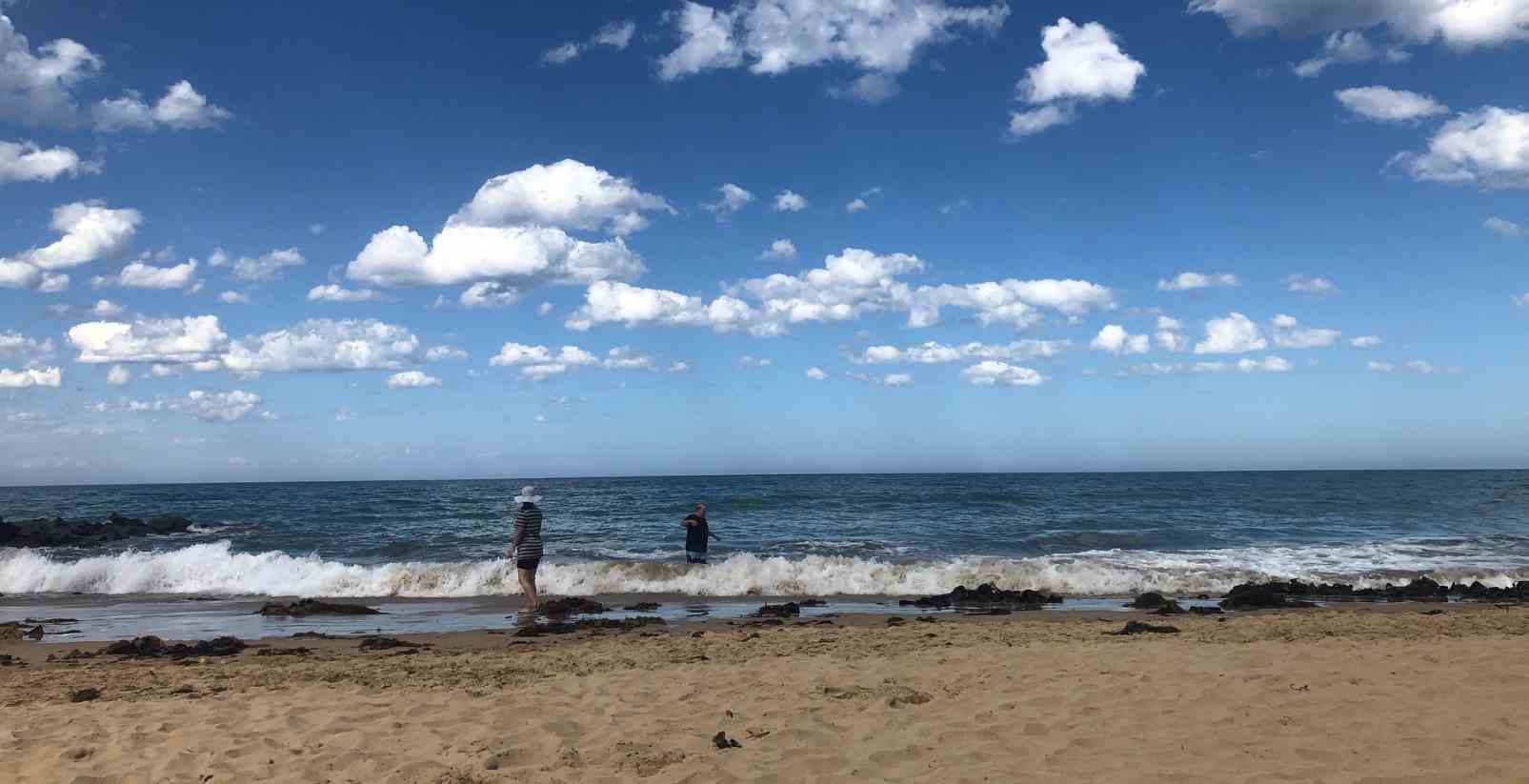 People in water at lorne beach